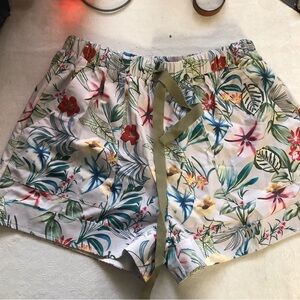 Tropical Print Shorts